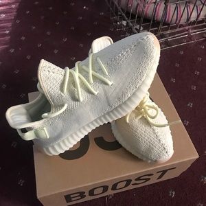 Size 8 1/2 butter yeezy